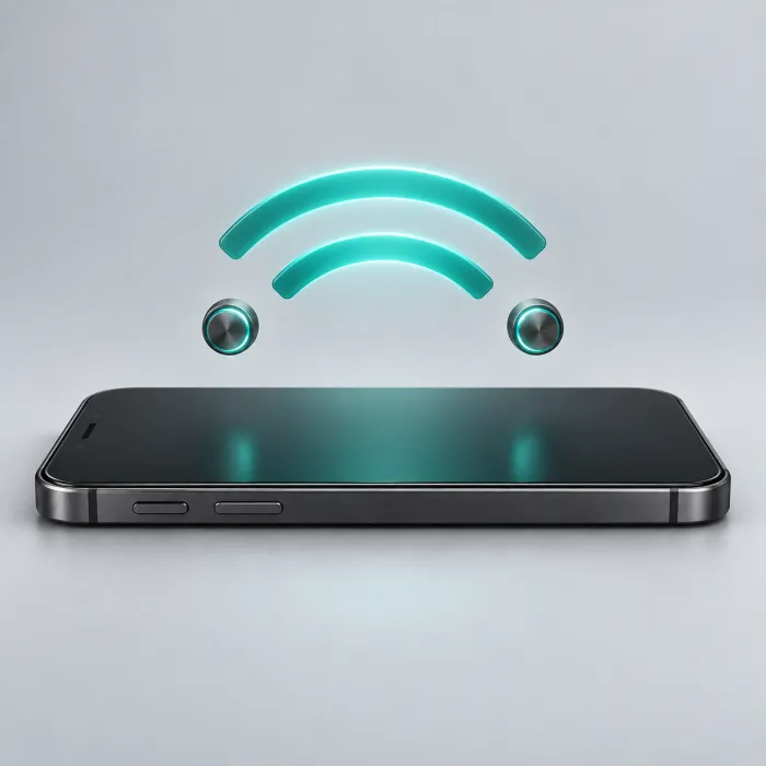 Ilustración del control: Wi-Fi y Bluetooth