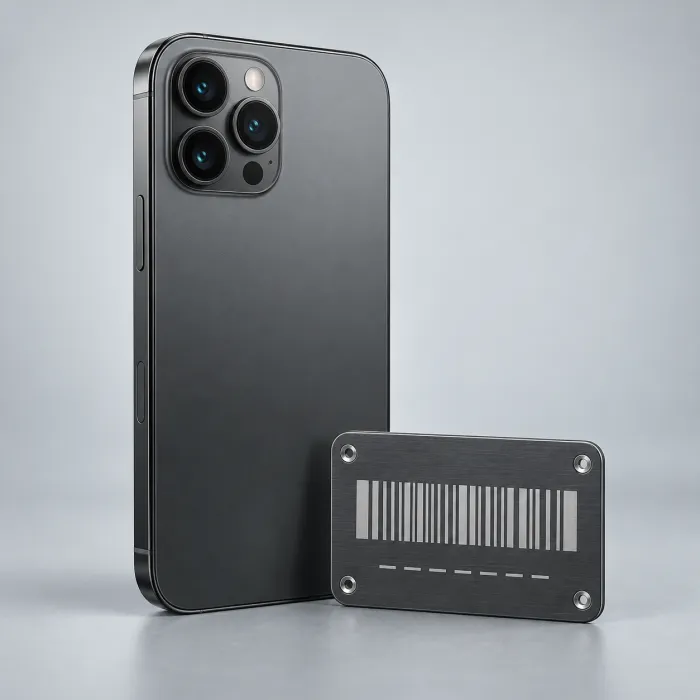 Ilustración del control: IMEI y número de serie